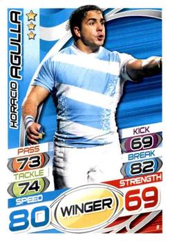 2015 Topps Rugby Attax #8 Horacio Agulla Front